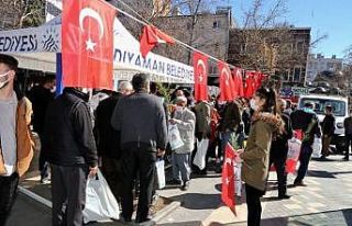 İstiklal Marşının Kabulü fidan dağıtılarak...