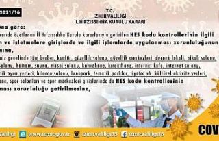 İzmir İl Hıfzıssıhha Kurulundan geniş çaplı...