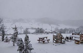 İznik’te mart ayında kar sürprizi