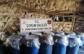 Jandarmadan kaçak içki operasyonu