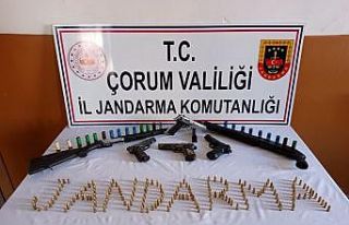 Jandarmadan ruhsatsız silah operasyonu