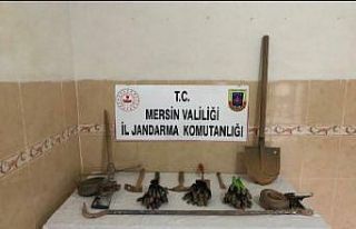 Kaçak kazı yapan 6 kişi suçüstü yakalandı