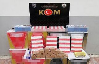Kaçak sigaraları satamadan yakalandı