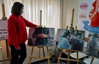 Kadın doktor hastane koridorunda pandemi de yaşananları...