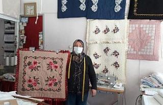 Kanaviçeyi geleceğe taşımak için ilmek ilmek...