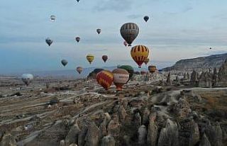 Kapadokya’da balon turları iptal edildi