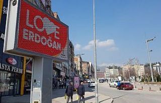 Karabük ve Zonguldak’ta “Love Erdoğan"...