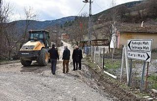 Karabük’te köy yollarında bakım-onarım çalışmaları