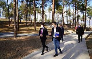 Karagöl, Çamlık Koru Park’ta incelemelerde bulundu