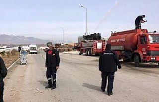 Karaman’da bir depoda yaşanan amonyak gazı sızıntısı...