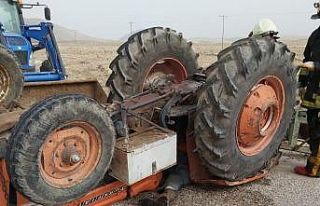 Karaman’daki traktör kazasında baba öldü, kızı...