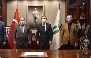 Kardeş belediye Döğer’den ziyaret