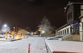 Karla kaplanan  Harput’ta görsel şölen