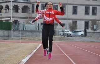 Karslı milli atlet Tuğba Toptaş, Avrupa şampiyonasına...