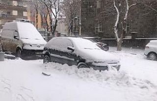 Kars’ta kış hüküm sürüyor