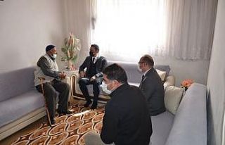 Kaymakam Çelik, hane ziyaretlerine devam ediyor