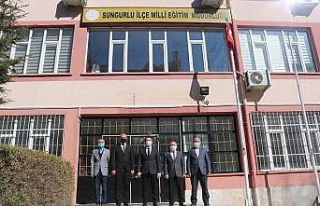 Kaymakam Görmüş kurumlarda incelemelerde bulundu