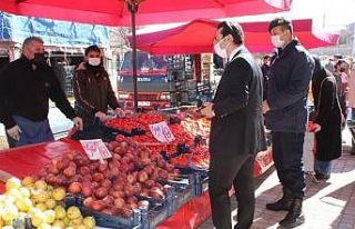Kaymakam Günlü’den korona virüs denetimi