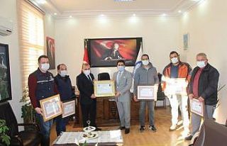 Kaymakam Kini’den teşekkür ve başarı belgesi