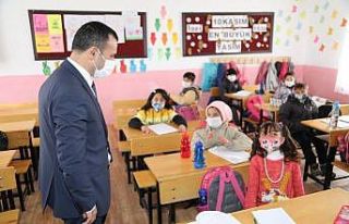 Kaymakam Türkman’dan okul ziyareti