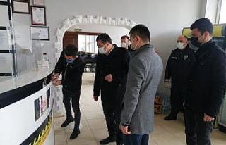 Kaymakam Zaman öğretmenevinde denetim yaptı
