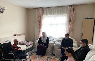 Kaymakam Zeyrek’ten engelli vatandaşa ziyaret