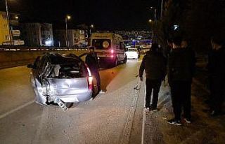 Kaza yaptı, kimse sakinleştiremeyince gözyaşlarına...