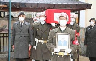 Kıbrıs Gazisi, askeri törenle son yolculuğuna...