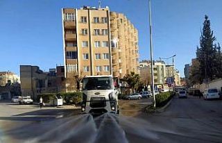 Kilis Belediyesinin dezenfekte çalışmaları sürüyor