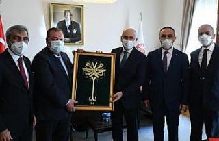 Kilis heyeti Bakan Adil Karaismailoğlu ile bir araya...