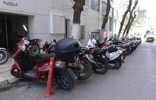 Kilis’te motosiklet parkları sorun oluyor