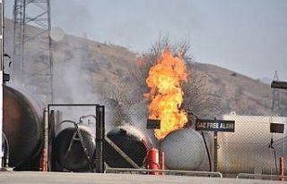 Kırıkkale’de dökme gaz tankı alevlere teslim...