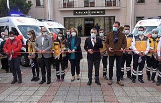 Kırklareli’de 4 ambulans daha hizmete girdi