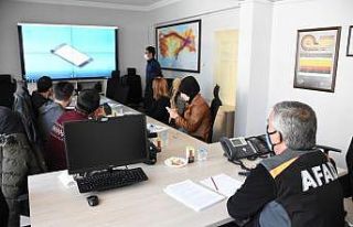 Kırşehir Afet ve Acil Durum Müdürlüğü, gazetecilere...