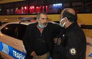 Kısıtlamayı delen alkollü sürücüden görülmemiş...