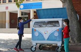 Kocasinanlı, sevimli çöp konteynerlerini çok sevdi