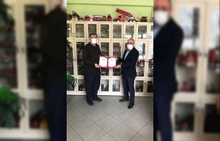 Konya itfaiyesi Covid-19 Güvenli Hizmet Belgesi alan...