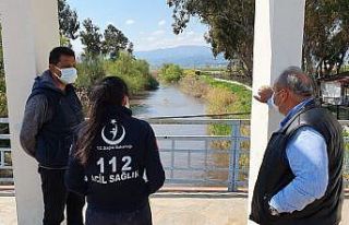 Köprüden suya atladığı iddia edilen yaşlı adam...