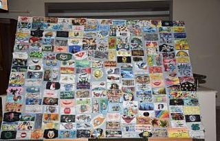 Korona virüs sürecinde maskeler sanata dönüştürüldü