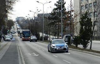 Kosova’da otobüs konvoylu protesto eylemi