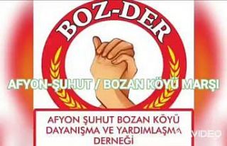 Köyleri için özel marş yazdılar