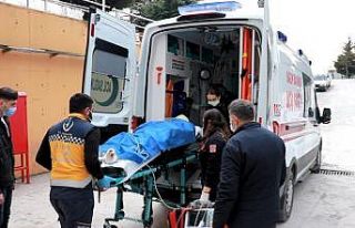 Kozalak toplarken yüksek gerilim hattına değince...