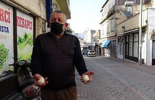 Kozan’da tarihi çarşıda "yumurta" paniği