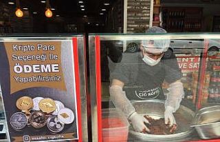 Kripto para ile çiğ köfte satışı