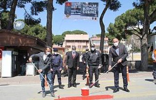 Kuyucak’ta yaya geçitlerine kırmızı çizgi çekildi