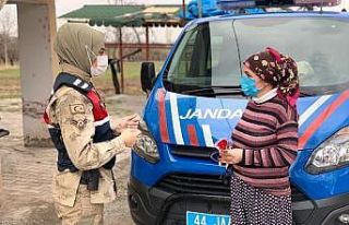 Malatya’da Jandarma görevlileri, şiddet mağduru...