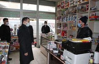 Malazgirt’te korona virüs tedbirleri denetimi