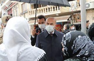 Mardin Valisi Demirtaş, korona virüs denetimine...