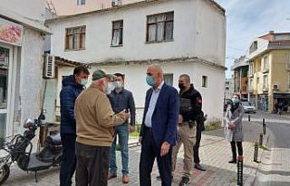 Marmaris Kaymakamı Aksoy ilçede denetime çıktı
