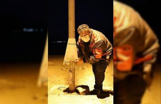 Marmaris’te aydınlatma direkleri bakıma alındı